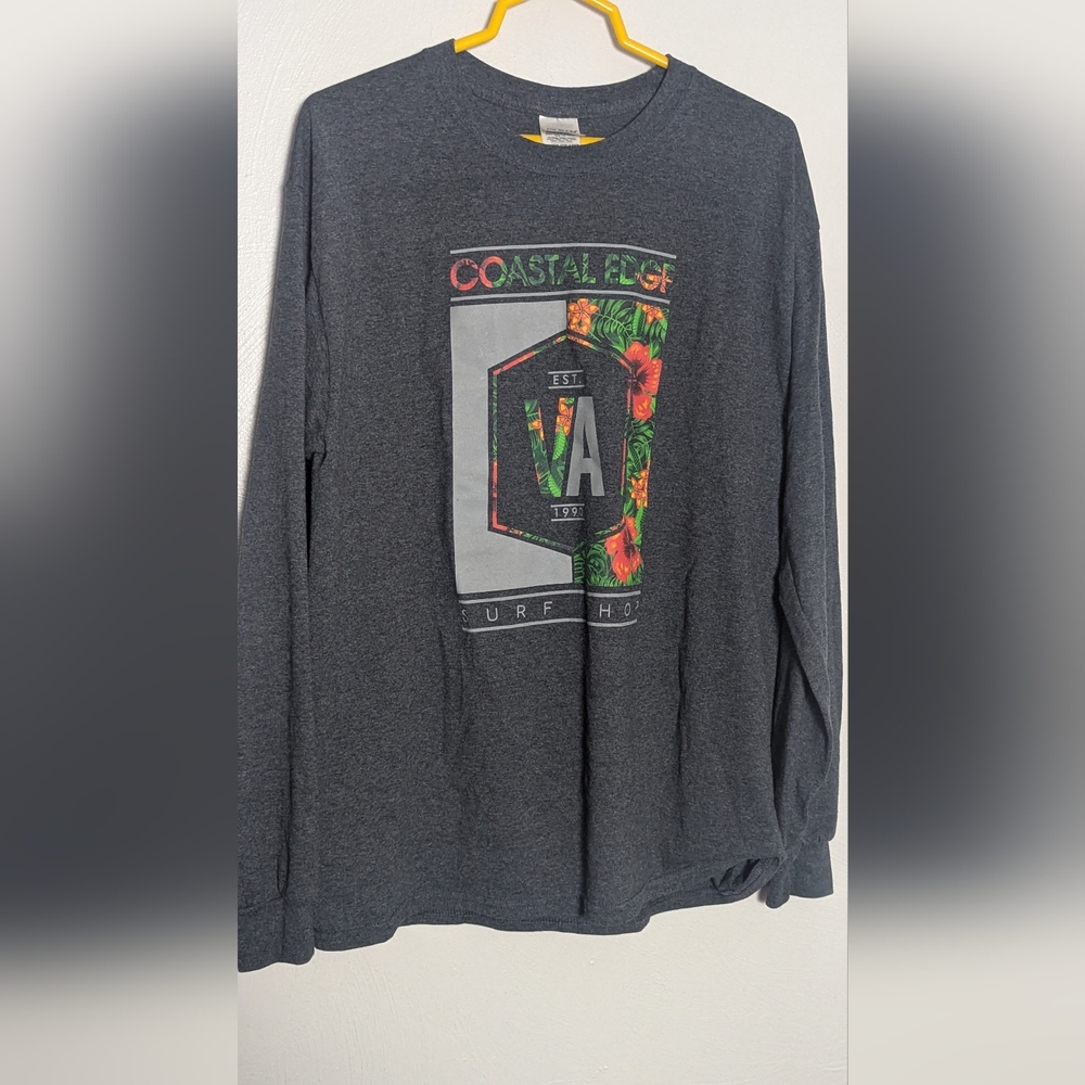 Men's long sleeve coastal edge shirt